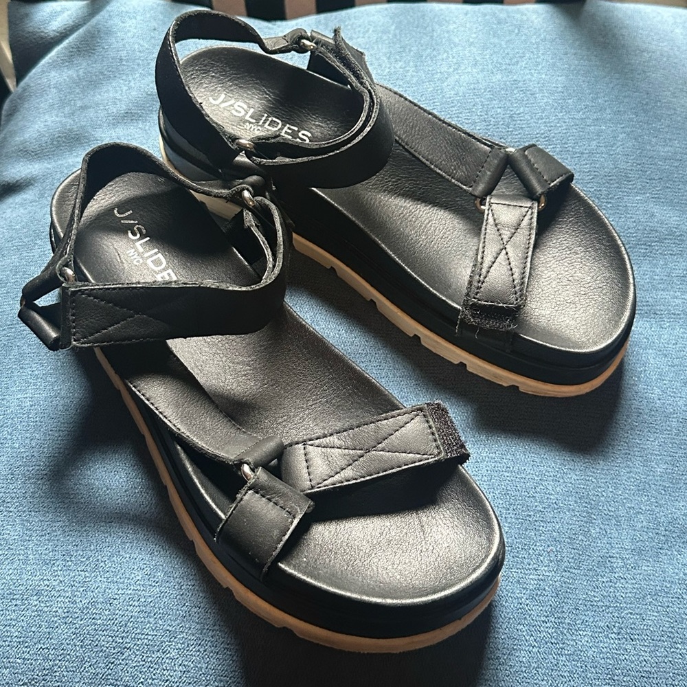 J/Slides Platform Sandals